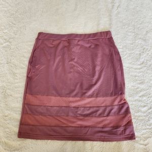 Shein Mesh Cutout Skirt